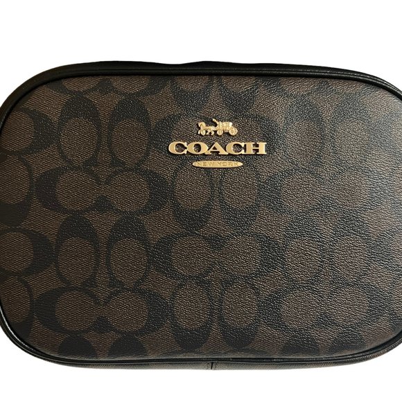 Brand New Coach Jamie Camera Bag & Medium ID Zip Wallet in Signature Canvas - Picture 4 of 10